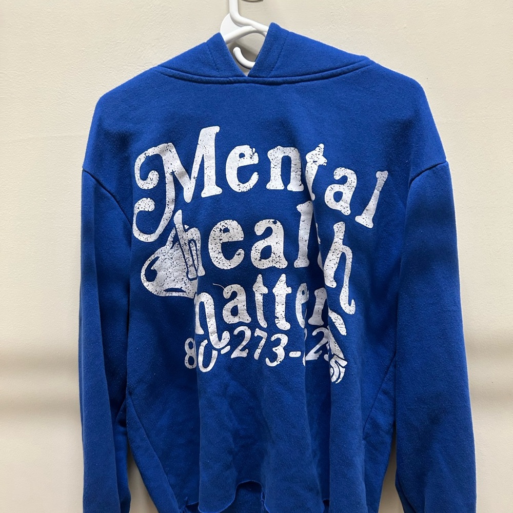 Blue Mental Health Matters Hoodie